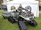 Die 6. Jägerbrigade präsentiert ein "Quad" für alpine Einsätze. (Bild öffnet sich in einem neuen Fenster)
