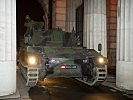 Die M-109 Rechenstelle der Artillerie... (Bild öffnet sich in einem neuen Fenster)