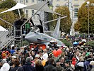 Publikumsmagnet: Das 1:1-Modell des Eurofighters. (Bild öffnet sich in einem neuen Fenster)