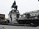 Der Radpanzer "Pandur" muss zur Dekontamination. (Bild öffnet sich in einem neuen Fenster)