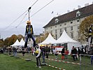 Action pur gab es den ganzen Tag bei der Seilrutsche. (Bild öffnet sich in einem neuen Fenster)