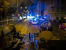 Die Fahrt durch das nächtliche Wien aus der Sicht einer Panzerbesatzung. (Bild öffnet sich in einem neuen Fenster)