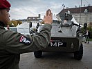 Ein Radpanzer "Pandur"... (Bild öffnet sich in einem neuen Fenster)
