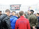 Auf Videowänden war das Geschehen ebenfalls zu verfolgen. (Bild öffnet sich in einem neuen Fenster)