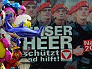 Volksfeststimmung am Heldenplatz. (Bild öffnet sich in einem neuen Fenster)
