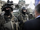 Die Profisoldaten vom Jägerbataillon 25 zeigten Können und Ausrüstung. (Bild öffnet sich in einem neuen Fenster)