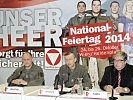 V.l.: Koutnik, Wagner und Tuma bei der Presseinformation. (Bild öffnet sich in einem neuen Fenster)