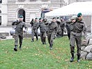 Die Soldaten des Miizbataillons Wien 1... (Bild öffnet sich in einem neuen Fenster)