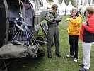 Die Piloten der Luftstreitkräfte beantworten viele Fragen. (Bild öffnet sich in einem neuen Fenster)