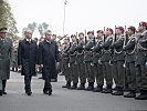 V.l.: General Commenda, Minister Klug und Bundespräsident Fischer... (Bild öffnet sich in einem neuen Fenster)