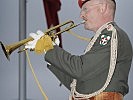 Mit dem Zapfenstreich endete die Leistungsschau am Heldenplatz. (Bild öffnet sich in einem neuen Fenster)