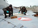 Zum Schluss erfolgt noch die Befestigung des Flügels. (Bild öffnet sich in einem neuen Fenster)