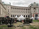 Auch die Milizsoldaten sind mit einer Themeninsel am Heldenplatz vertreten. (Bild öffnet sich in einem neuen Fenster)