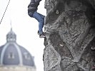 Der Kletterturm war einer der Publikumsmagnete für die Jugend. (Bild öffnet sich in einem neuen Fenster)