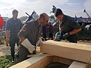 Ebenfalls Milizsoldaten: Die Pioniere des Militärkommandos Wien. (Bild öffnet sich in einem neuen Fenster)
