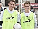 Die Sieger: die Rekruten Daniel Siemmeister u. Florian Lueger aus Feldbach. (Bild öffnet sich in einem neuen Fenster)