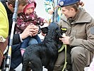 Die Militärhunde waren ein Publikumsmagnet. (Bild öffnet sich in einem neuen Fenster)