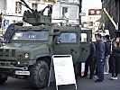 Das gepanzerte Mehrzweckfahrzeug "Husar" des Bundesheeres. (Bild öffnet sich in einem neuen Fenster)