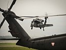 Der "Black Hawk" nimmt Kurs auf die Bundeshauptstadt. (Bild öffnet sich in einem neuen Fenster)