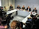 Reges Medieninteresse bei der Pressekonferenz zur Leistungsschau. (Bild öffnet sich in einem neuen Fenster)
