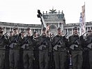 Auch Soldaten aus Osttirol standen am Heldenplatz. (Bild öffnet sich in einem neuen Fenster)