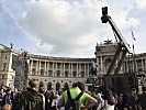Ein Blick auf die Hofburg. (Bild öffnet sich in einem neuen Fenster)