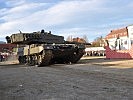 Der Kampfpanzer Leopard 2 zeigte seine Beweglichkeit. (Bild öffnet sich in einem neuen Fenster)