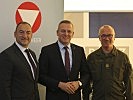 Pressekonferenz am 22.10: Eustacchio, Kunasek und Zöllner. (Bild öffnet sich in einem neuen Fenster)
