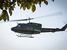 Hubschrauber über der Wiener Innenstadt. (Bild öffnet sich in einem neuen Fenster)