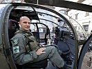 Pilot Oberstleutnant Udo Koller. (Bild öffnet sich in einem neuen Fenster)