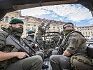 Soldaten in Wien. (Bild öffnet sich in einem neuen Fenster)