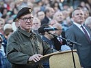 Brigadier Zöllner bei seiner Rede. (Bild öffnet sich in einem neuen Fenster)