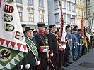 Zahlreiche Fahnenabordnungen waren in Graz vertreten. (Bild öffnet sich in einem neuen Fenster)
