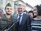 Mario Kunasek am Nationalfeiertag in Graz. (Bild öffnet sich in einem neuen Fenster)