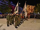 Der Insignientrupp des Militärkommando Tirol und des Jägerbataillon Tirol. (Bild öffnet sich in einem neuen Fenster)
