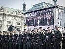 Feierliche Angelobung von mehr als 1.000 Rekruten in Wien. (Bild öffnet sich in einem neuen Fenster)