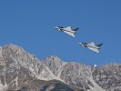 Zwei Eurofighter im Tiroler Luftraum. (Bild öffnet sich in einem neuen Fenster)