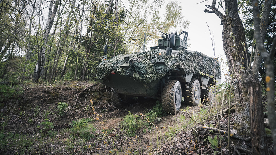 Österreichischer Bundesheer Panzer im Wald