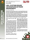 IFK Monitor International 51 - Libya - elections require a re-negotiation of power arrangements