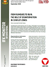 IFK Monitor 83 International - From rumours to ruin: The role of disinformation in conflict zones